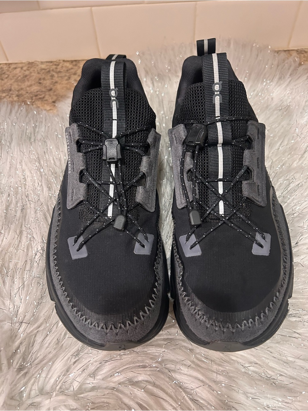On Running Cloudaway Women’s Black Rock Athletic Shoes by On Cloud - Picture 2 of 8